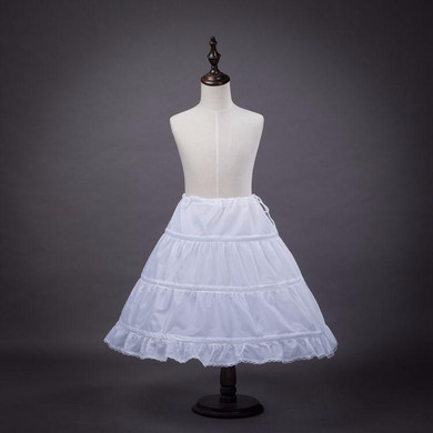 New A-line 3 Hoops Children Kid Dress Bridal Petticoat Crinoline Underskirt Wedding Accessories For Flower Girl Dress