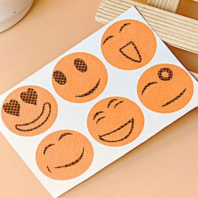 NEW 60 Stickers Cute Mosquito Repellent Patch Smiling Face Type Drive Midge Mosquito Killer Anti Mosquito Repeller Sticker