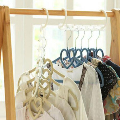 NEW 3D Space Saving Space Hanger cabide clothes hanger Hook New Hot Plastic Magical Hanger Clothes Storage Space Saving