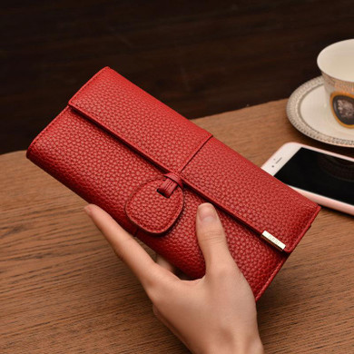 New Design Leather Wallets Women Luxury Brand Purses Woman Wallet Long Hasp Female Purse Card Holder Clutch Feminina Carteira