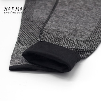 NORMOV Women's Workout Leggings Fashion Polyester Breathble High Waist Leggings Sportswear Advanture Time Leggings Women