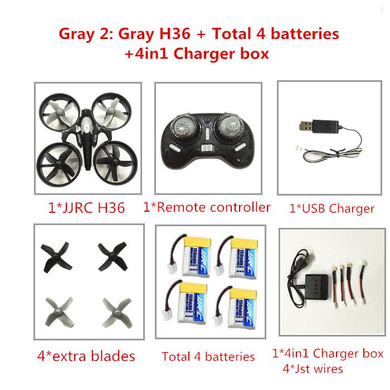 Newest Mini Drone JJRC H36 6 Axis RC Micro Quadcopters With Headless Mode Drones One Key Return RC Helicopter Vs JJRC H8 Dron