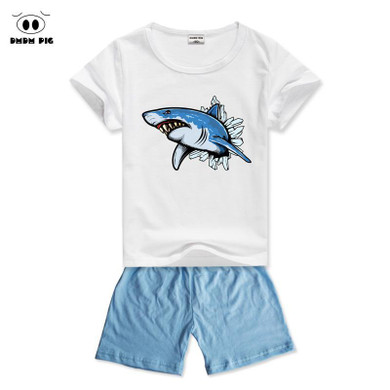 DMDM PIG Kids Baby Clothes For Boys Toddler Girl Clothing Sets Girls Clothes Sports Suits Costume Child Summer Suits Clothes Set