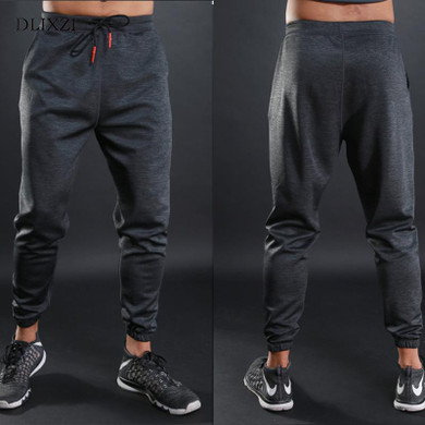 DLIXZI Brand Autumn&amp;Winter Mens Joggers Sweatpants Fashion Casual Trousers Male Elastic Waist Drawstring Sporting Sweat Pants