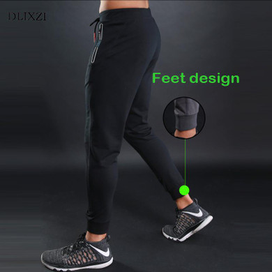 DLIXZI Brand Autumn&amp;Winter Mens Joggers Sweatpants Fashion Casual bodybuilding Sporting Pants Fitness Sweat Gyms Pencil Pants