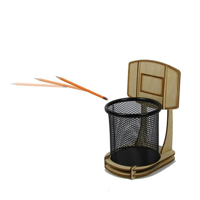 DIY Office Basketball Stand Pen Holder Pencil Holder Table Decoration For Basketball Fans