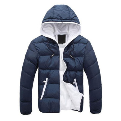 AOWOFS New Men's Slim Casual Warm Parka Overcoat Hoodie Jacket Hooded Winter Thick Coat Male New Clothes casaco masculino
