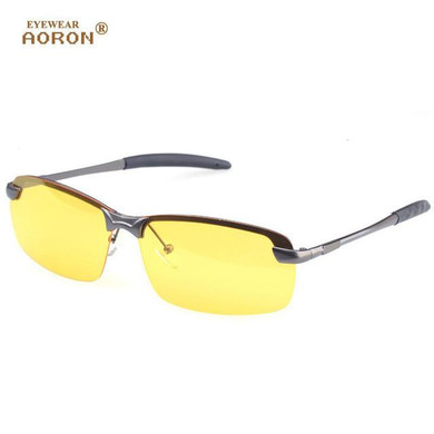 AORON Fashion Polarized Sunglasses for men's car Driving Day Night Vision Anti-Glare Polarizer sun glasses men oculos de sol AORON Fashion Polarized Sunglasses for men's car Driving Day Night Vision Anti-Glare Polarizer sun glasses men oculos de sol