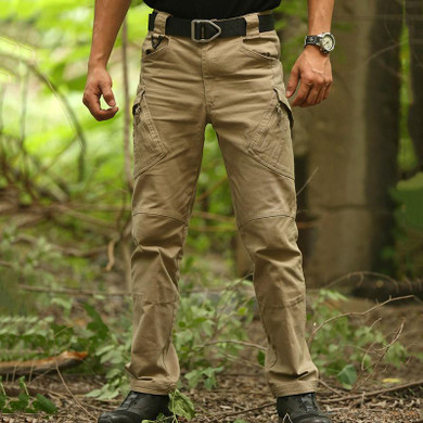 ReFire Gear IX11 Urban Tactical Military Pants Men SWAT Multi Pockets Army Combat Cargo Pants Casual Work Stretch Cotton Trouser