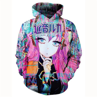 Raisevern New Japan Anime Hatsune Miku 3D Hoodie Fashion Men Women Long Sleeve Hoody Clothing Dropship