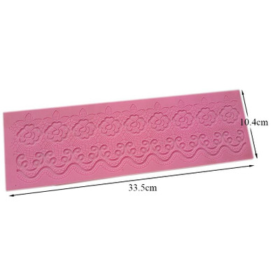 Lace Mat Silicone Mold For Wedding Cake Decorating Tools Silicone Moulds Cake Mould Pastry Tools Bakeware Free Shipping 1546