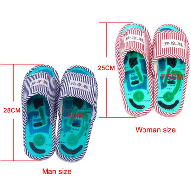 KONGDY 1Pair Foot Massage Slipper Foot Acupoint Slipper Foot Care Shoes Pain Relief Promote Blood Circulation Relaxation