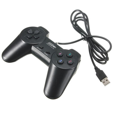 Hot Sale USB 2.0 Black Wired Joystick Gamepad Joypad Game Controller for PC Laptop Computer for XP/for Vista