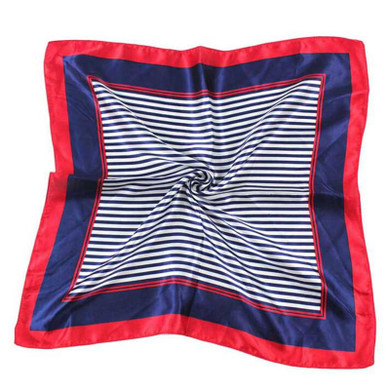 Hot Sale Stripe Silk Satin Scarves Women Female Small Square Scarf Women Four Seasons Chiffon Shawl Wraps Scarf Echarpe #Zer