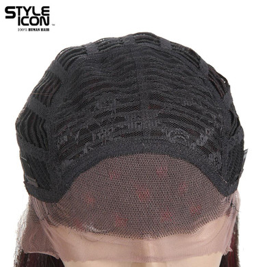 Styleicon Brazilian Virgin Hair Lace Front Human Hair Wigs For Women Color F1b/99J 10 Inch Short Wigs Free Shipping