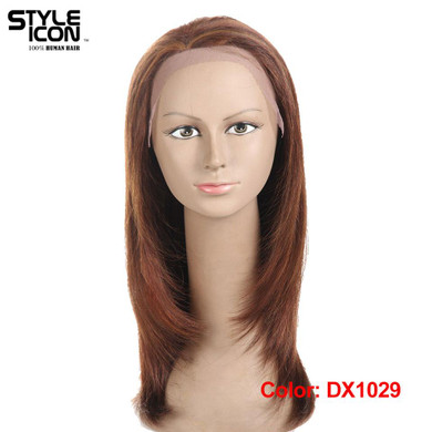 Styleicon Brazilian Virgin Hair Lace Front Human Hair Wigs For Women 14 Inch Straight Hair Wig Color 1B And DX1029 Free Shipping