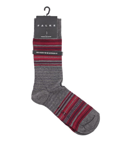 Striped Socks - Maroon