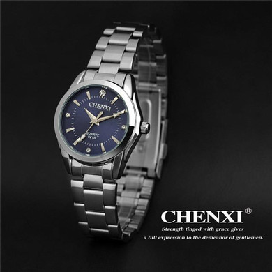 CHENXI Fashion Women Colorful Dial Reloj Mujer Concise Girl Wrist Watches Female Quartz Watches Ladies Rhinestone Clocks Watch