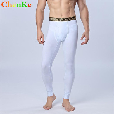 ChenKe Hot Men's Tight Long Johns Cotton Warm Trousers Men Long Johns Body Shaper Pants Mens Warm Underpants Of Winter
