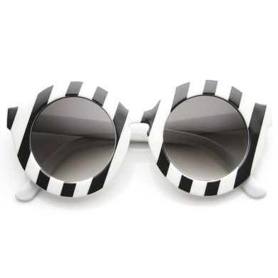 Trendy Womens Fashion Oversize Round Circle Sunglasses