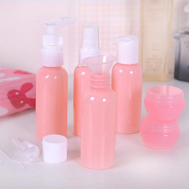 Travel Bottling Women Cosmetics Shampoo Bottles Set Cream Jar