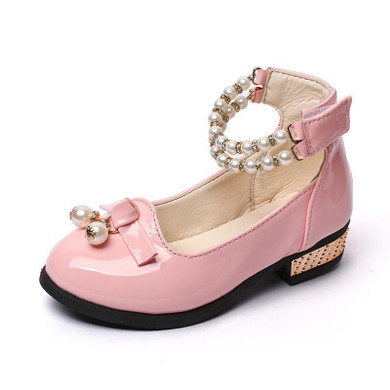 COZULMA Kids PU Leather Shoes Girls Princess Pearl Strip Shoes Children Kids Bow Party Shoes Girls Danc ing Shoes 3 Color COZULMA Kids PU Leather Shoes Girls Princess Pearl Strip Shoes Children Kids Bow Party Shoes Girls Danc ing Shoes 3 Color