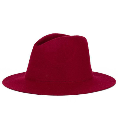 COKK Fedora Hat 100% Wool Hats For Women Men Top Felt Hats Wide Brim Jazz Cap Solid Color Chapeu Fedora Chapeau Femme Black 2017