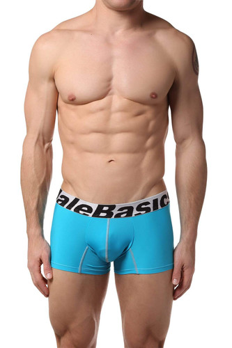 Male Basics Turquoise Microfiber Trunk