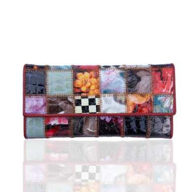 Maillusion Wallet Female Fashion Geniuen Leather Cowhide Stitching Women Wallet Card Holder Long Purse Money Designer Pocket