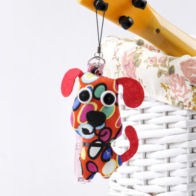 RYRY 10cm Mini Stuffed Dog Pendant Cute Dog Plush Doll Used as Bag decoration 2018 Chinese New Year Gift For Childrens Adult