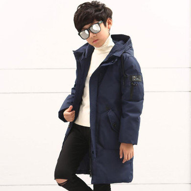 Russian Winter Jackets Boy Duck Down Padded Jacket Big Boys Warm Parkas Winter Down Coat Thickening Hooded Outerwear
