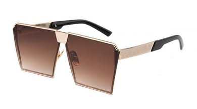 RunBird 2017 New Color Women Sunglasses Unique Oversize Shield UV400 Gradient Vintage Square Sun Glasses Frames for Men 099R
