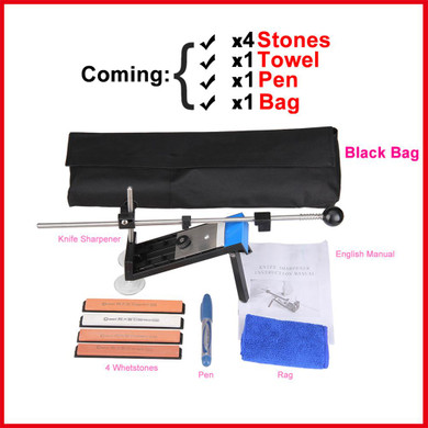 Ruixin Pro I Professional Knife Sharpener Kitchen Sharpening System with 4pcs Whetstones Apex Edge Pro Grindstone PK Pro II III