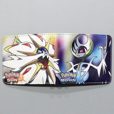 New Games Pokemon Sun Moon Cartoon Wallets Short Bifold Photo Coins Bolso Zipper Slot Mens Womens Purse Cute Purse For Children