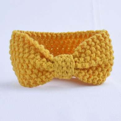 New Knit Headband Crochet Top Knot Elastic Turban Hairband Baby Girl Head Wrap Ears Warmer Headwear Girls Headbands