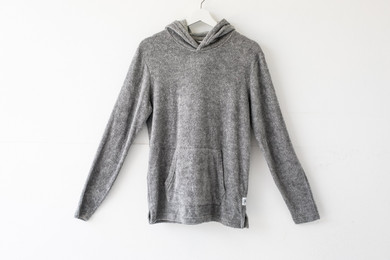 Reigning Champ Pullover Hoodie - Heather Grey/Towel Terry