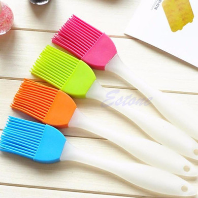 Silicone Bakeware Baking Oil Cream Mixing Cake Batter Spatula Scraper Brush Tool Free shipping-Y102