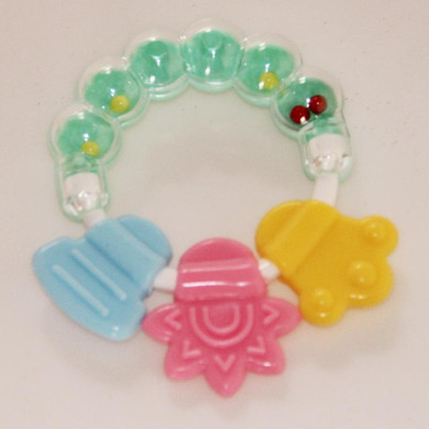 Silicon Baby Teether Molar Toothbrush Infant Training Tooth Cute Toddler Bell Toys Massager W0055