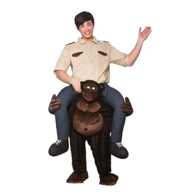 Shoulder Ride On Me Piggy Back Ride On Fancy Dress Adult Party Costume Mens Mascot