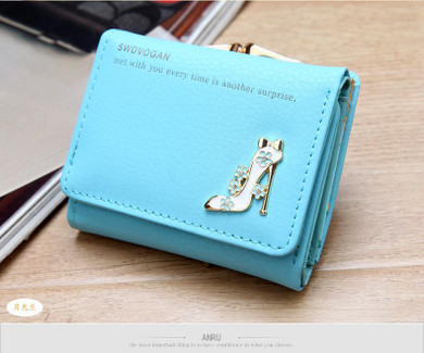 Short Wallets Coin Pocket Card Wallet Female Purses Money Clip 2016 Fashion PU Leather Women Wallets Small Women Mini Wallet