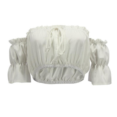 Short Sleeve Chiffon Shirt Women Boho Summer Tops Off Shoulder Ruffle Blouse Crop Tops Femme 2018 Fashion Ladies Chemise Blusa