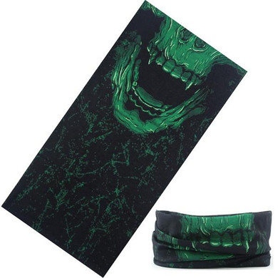 Hot Selling Fashion Skull Bandana Multifunctional Bandanas Seamless Tubular Fish 25*48cm Tube Headwear Motorcycle Sport Scarf
