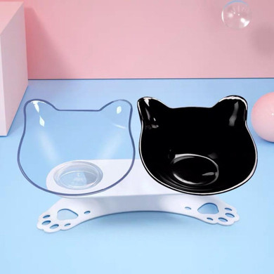 Non-slip Cat Shaped Pet Bowl
