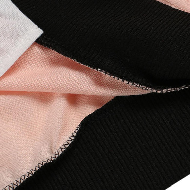 FINEJO Women Casual Hoodies Sweatshirts Zipper Top Ropa Mujer Long Sleeve Splicing Pockets Hooded Hoody Female Loose Coat XXXL