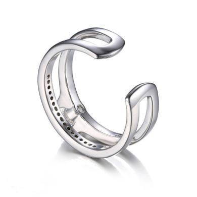 Feelcolor Brand Classic Anniversary Engagement Wedding Band Ring Genuine 925 Sterling Silver Jewelry 2016 New Unique Fine Ring