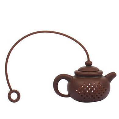 FDA Grade Silicone Tea Infusers Bag Teapot Shape Leaf Strainer Filter Kitchen Tools Gadgets