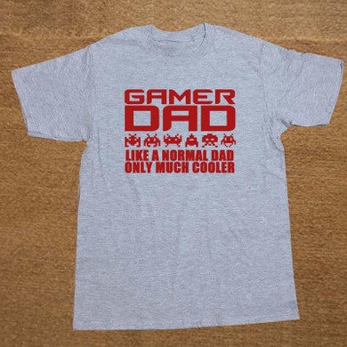 Gamer Dad Christmas Fathers Day Playstation PC Funny Mens T-Shirt T Shirt Short Sleeve Cotton Casual Top Tee