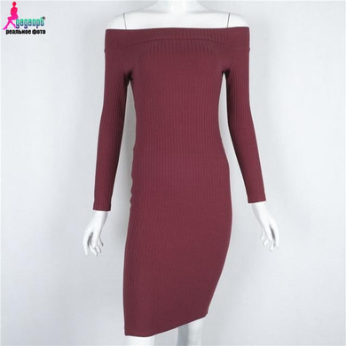 Gagaopt 2017 Strapless Dress Off the Shoulder Autumn Dress Black Party Dress Sexy Elegant Bodycon Office Dresses Robes Vestidos