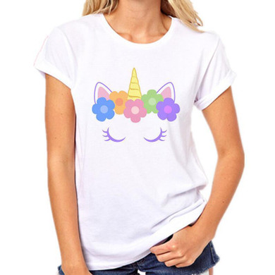 Unicorn T-shirt For womens 2018 Kawaii New women's Tshirt unicornio Clothing harajuku tumblr Funny T Shirt Top Tee Unicorn T-shirt For womens 2018 Kawaii New women's Tshirt unicornio Clothing harajuku tumblr Funny T Shirt Top Tee