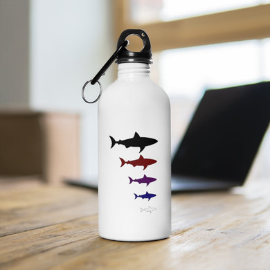 BJJ Shark Stainless Steel Water Bottle